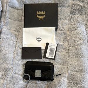 MCM zip card case